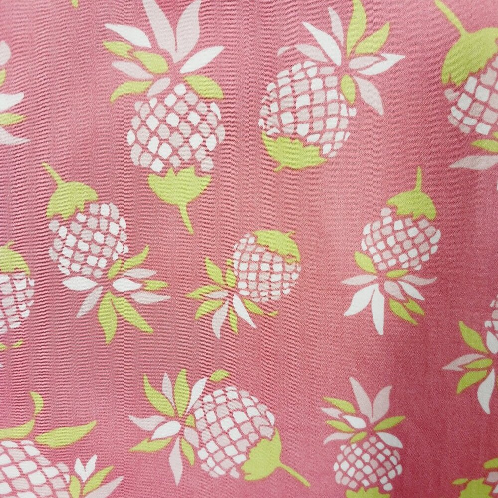 Brooks Brothers 346 Pink Pineapple Stretch Skirt, Size 8, Classic, Preppy, Golf - Picture 3 of 12